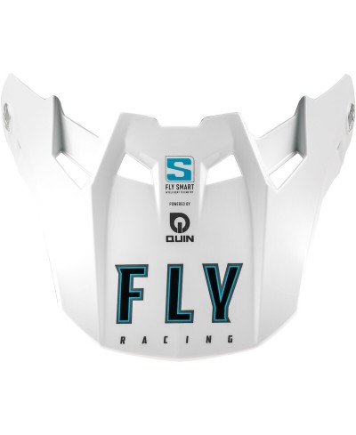 Visière FLY RACING Formula S Carbon Solid - blanc