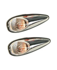 FEU DECORATIF TUN'R* GOUTTE D'EAU MICRO AUTOCOLLANT CHROME/TRANSPARENT (PR)