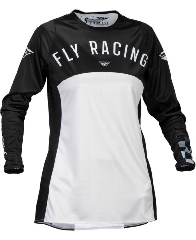 Maillot femme FLY RACING Lite - noir/gris clair