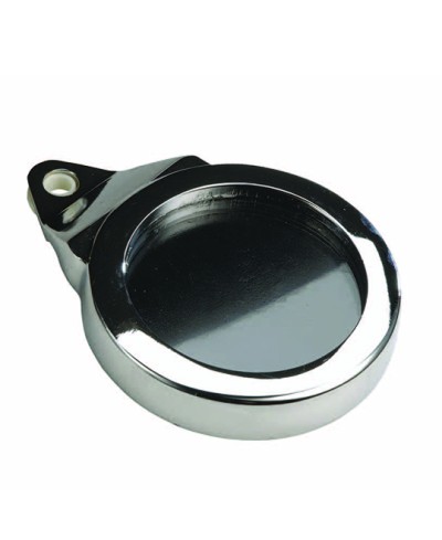 SUPPORT/PORTE VIGNETTE ASSURANCE/CRIT'AIR TUN'R ALU CHROME (ROND)