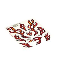 AUTOCOLLANT FLAMMES (20X24CM)