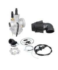 CARBURATEUR SCOOTER POLINI CP 21 KIT COMPLET NITRO/AEROX (DEP./GRAIS./START. CABLE)