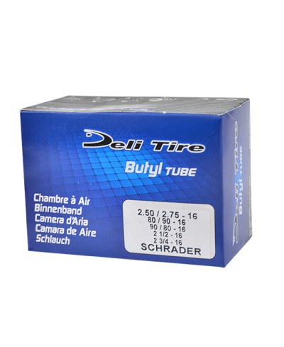 CHAMBRE A AIR CYCLO 16" 2.50-2.75 X 16 DELI TIRE U236S VS