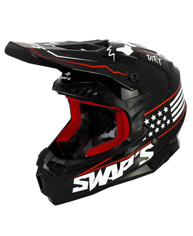 Casque SWAPS cross S849 2FASTER SATAN S