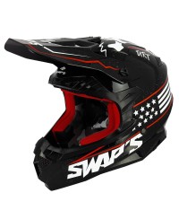 Casque SWAPS cross S849 2FASTER SATAN S