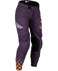 Pantalon femme FLY RACING Lite - Deep Purple/blanc/Neon Coral