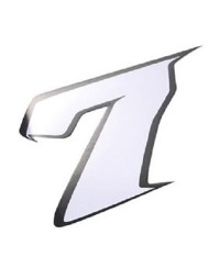 AUTOCOLLANT NUMERO 7 BLANC L 9