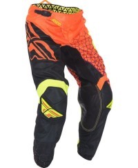 Pantalon FLY RACING Kinetic Trifecta Mesh - orange fluo/noir