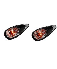 FEU DECORATIF TUN'R* GOUTTE D'EAU MICRO CLIPS ECLAIRAGE ORANGE/NOIR (PR)