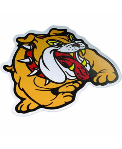 AUTOCOLLANT ANIMAL BOULEDOG (10X10.5CM)