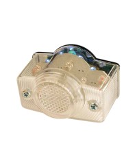 FEU AR UNIVERSEL TUN'R* BLANC LEDS ROUGES AVEC ECLAIRAGE PLAQUE LED BLANCHE ADAPT. MONKEY