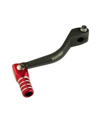 SELECTEUR VITESSE TUN'R ADAPT. DERBI SENDA/DRD/SMT/RCR ALU CARBONE MAT/ROUGE (REPLIABLE)