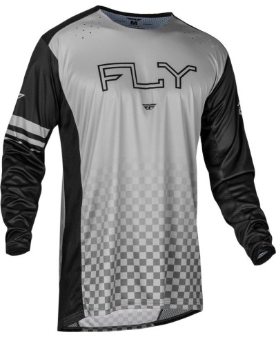 Maillot vélo FLY RACING Rayce - gris/noir