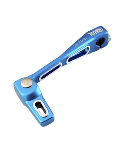 SELECTEUR VITESSE TUN'R ADAPT. DERBI SENDA/DRD/SMT/RCR RACE ALU BLEU (REPLIABLE)