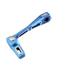 SELECTEUR VITESSE TUN'R ADAPT. DERBI SENDA/DRD/SMT/RCR RACE ALU BLEU (REPLIABLE)