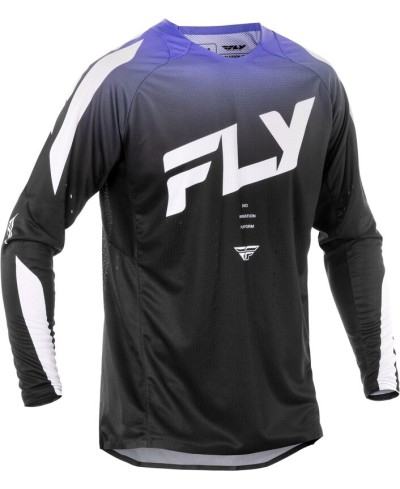 Maillot FLY RACING Evolution DST - noir/blanc/violet