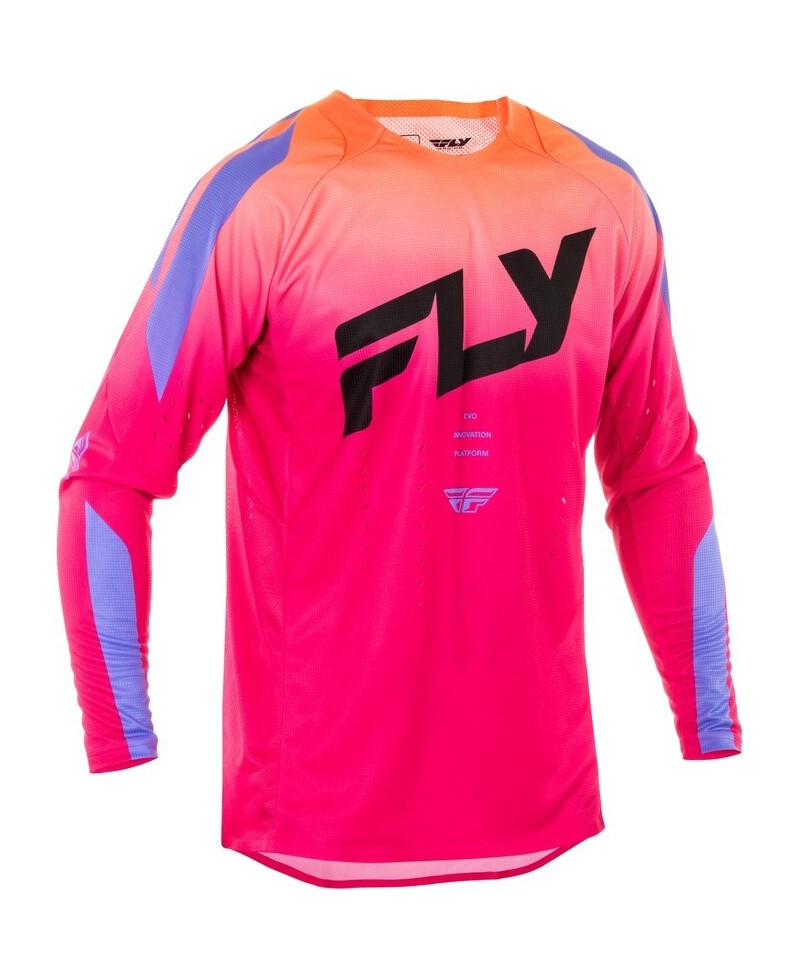 Maillot FLY RACING Evolution DST - rose/lavande/noir