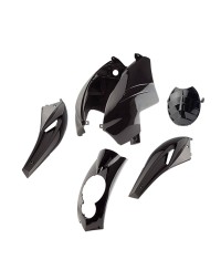 CARROSSERIE/CARENAGE SCOOTER TUN'R KIT  LUDIX NOIR (PEINT) (COMPTEUR TRIANGULAIRE) (5 PIEC