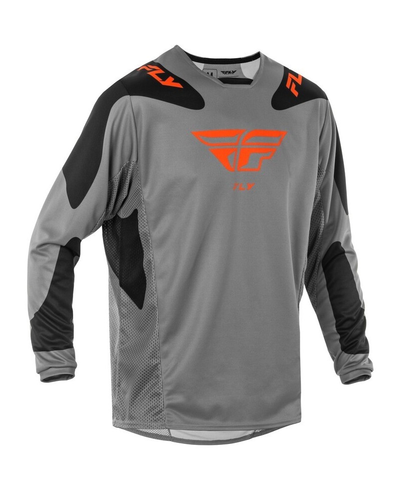 Maillot FLY RACING Kinetic SYM - gris/orange/noir