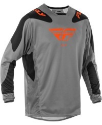 Maillot FLY RACING Kinetic SYM - gris/orange/noir