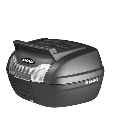 TOP CASE SHAD 40L CARGO NOIR ( CAPACITE 2 CASQUES - JET+INTEGRAL )