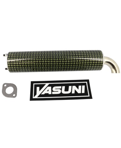 SILENCIEUX/CARTOUCHE SCOOTER YASUNI KEVLAR (D.60MM - 2 VIS)