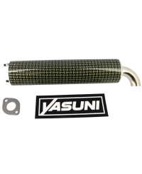 SILENCIEUX/CARTOUCHE SCOOTER YASUNI KEVLAR (D.60MM - 2 VIS)