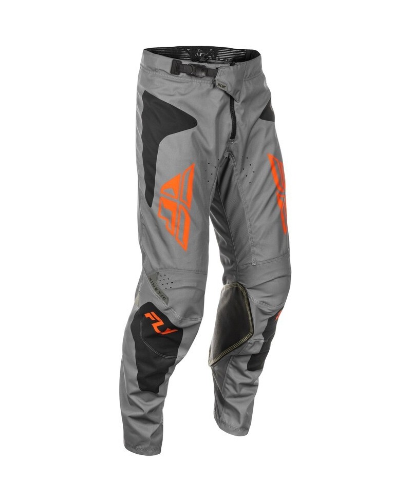 Pantalon FLY RACING Kinetic SYM - gris/orange/noir