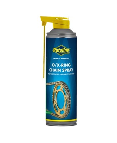 GRAISSE CHAINE PUTOLINE O/X-RING CHAIN SPRAY (AEROSOL 500ML)