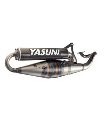 POT SCOOTER DE YASUNI Z ADAPT. NITRO/AEROX/OVETTO/NEOS/JOG R/MACH G SILENCIEUX  CARBONE