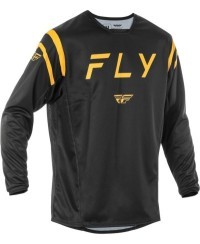 Maillot FLY RACING Kinetic Center - noir/or