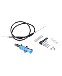 COMMANDE STARTER POLINI MANUEL AVEC CABLE (COMPLETE) BLEU