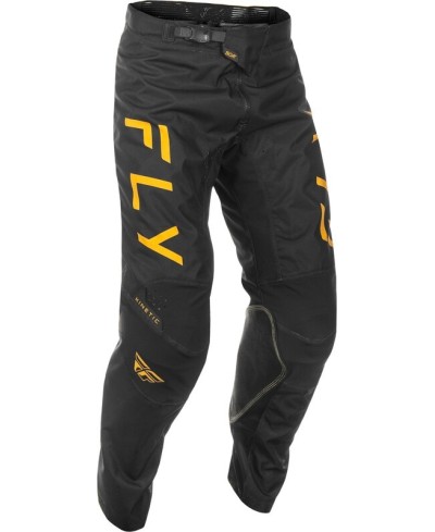 Pantalon FLY RACING Kinetic Center - noir/or