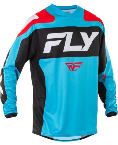 Maillot FLY RACING F-16 - bleu clair/rouge/noir