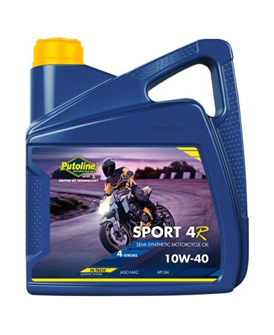 HUILE MOTEUR 4T PUTOLINE SPORT 4R 10W40 SEMI-SYNTHETIQUE (4L)
