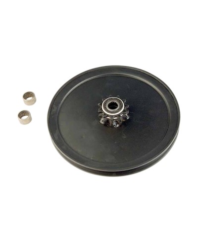 POULIE CYCLO ADAPT. MBK 51  TOLE RENFORCEE  11 DTS -PIGNON SOUDE- (DOUILLE INA)