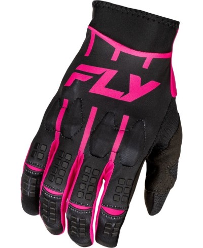 Gants FLY RACING Evolution DST - noir/rose