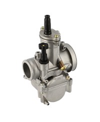 CARBURATEUR POLINI TYPE PWK 24 BOISSEAU PLAT (DEPRESSION) STARTER TIRETTE