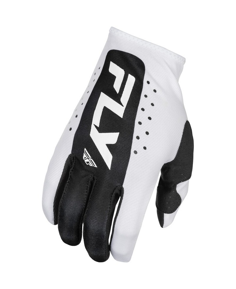 Gants FLY RACING Lite - blanc/noir