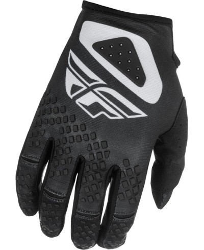 Gants FLY RACING Kinetic SYM - noir/blanc