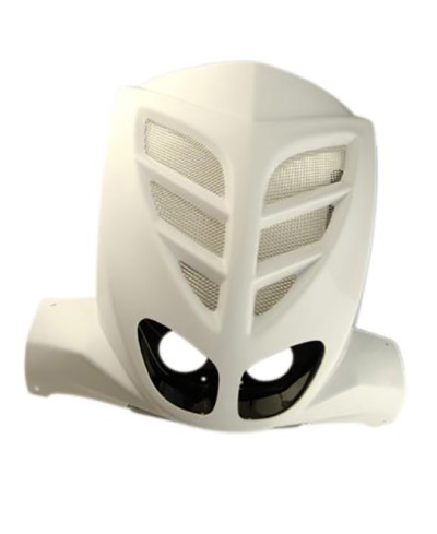 TABLIER AV/FACE AV DOUBLE OPTIQUE SCOOTER BCD* XTREME ADAPT. STUNT/SLIDER BLANC + GRILLE