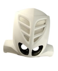 TABLIER AV/FACE AV DOUBLE OPTIQUE SCOOTER BCD* XTREME ADAPT. STUNT/SLIDER BLANC + GRILLE