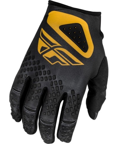 Gants FLY RACING Kinetic Center - noir/or