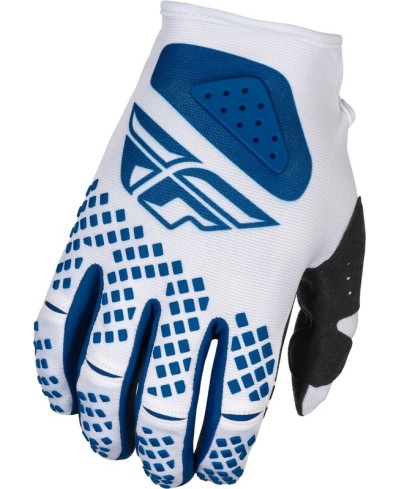 Gants FLY RACING Kinetic Center - blanc/navy