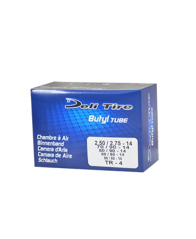 CHAMBRE A AIR SCOOTER 14" 2.50-2.75 X 14 DELI TIRE U214T TR4