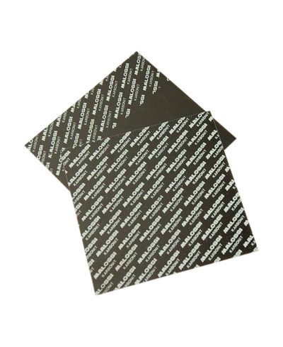 FEUILLE KARBONIT MALOSSI POUR LAMELLE CLAPET (100X100MM) EPAISSEUR 0.40 (PAR 2)