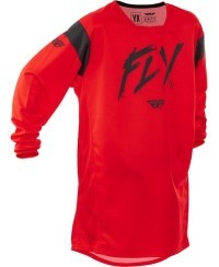 Maillot enfant FLY RACING Kinetic Stoke -  rouge/noir