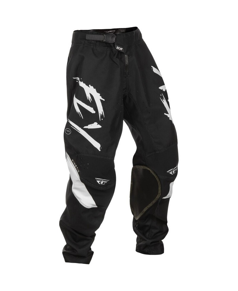 Pantalon enfant FLY RACING Kinetic Stoke - noir/blanc