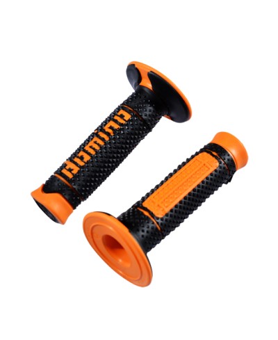 REVETEMENT/POIGNEE DOMINO A260 CROSS/ENDURO NOIR/ORANGE (PR) 120MM