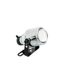 OPTIQUE/PROJECTEUR LENTILLE TUN'R* CHROME 12V 55W  ORIENTABLE D55  LOUPE